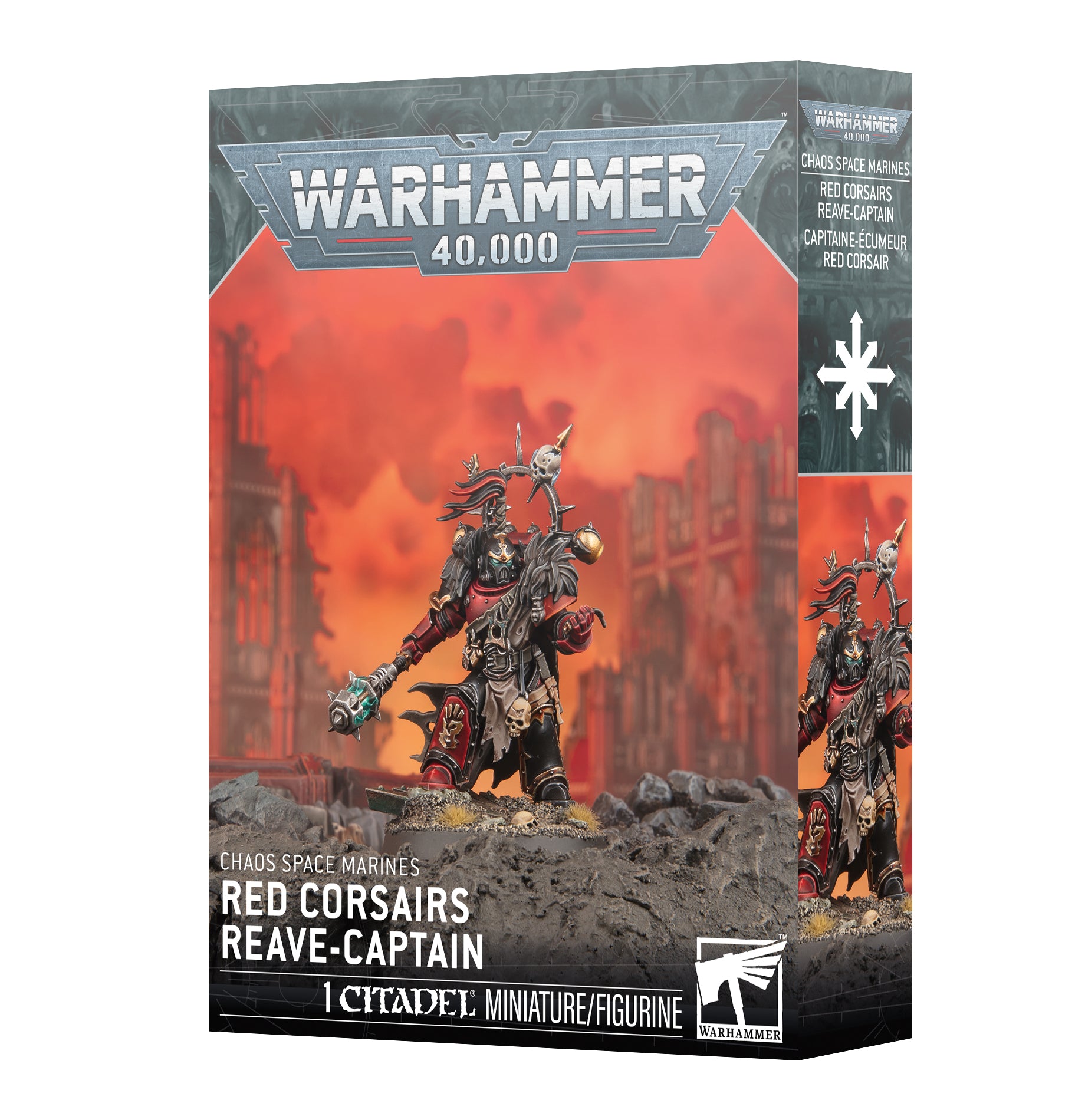 CHAOS SPACE MARINES: RED CORSAIRS REAVER-CAPTAIN